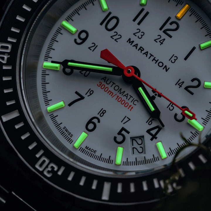 Marathon 41mm Divers Automatic with Self Illuminating Tritium Tubes &amp;