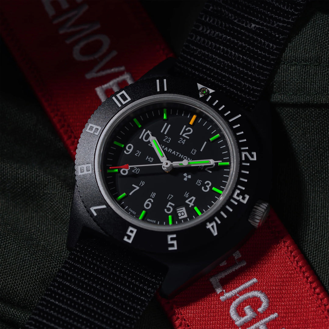 Marathon (NAV-D ) 41mm Pilot Quartz Black Ballistic Nylon 