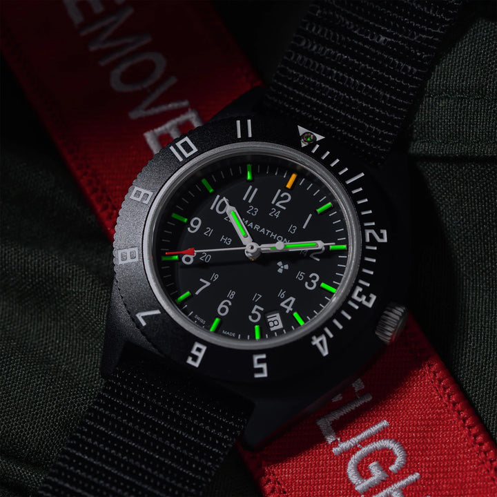 Marathon (NAV-D ) 41mm Pilot Quartz Black Ballistic Nylon 