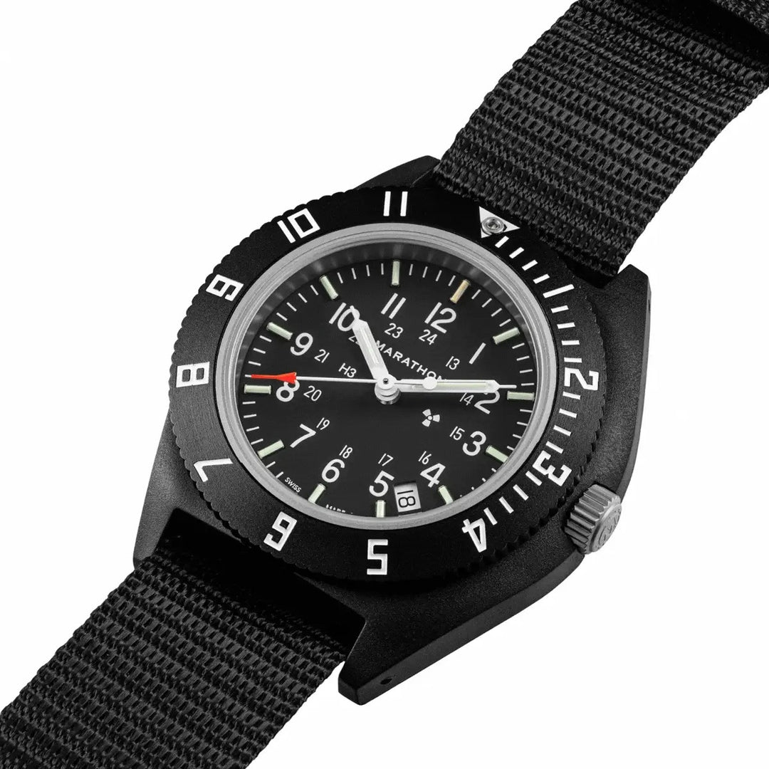 Marathon (NAV-D ) 41mm Pilot Quartz Black Ballistic Nylon 
