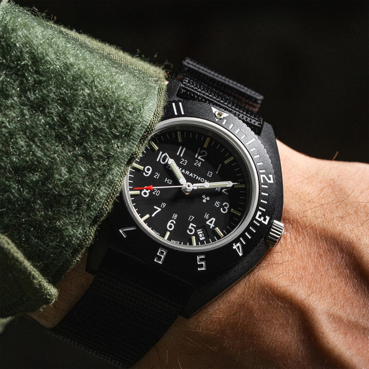 Marathon (NAV-D ) 41mm Pilot Quartz Black Ballistic Nylon 