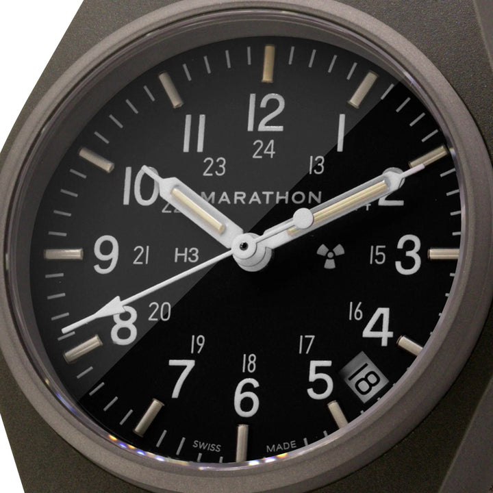 Marathon 34mm Field  Automatic with Self Illuminating Tritium Tubes &amp;