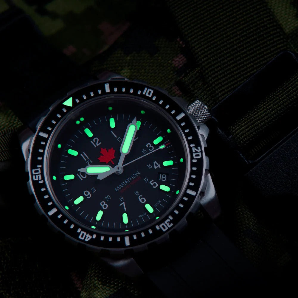 Marathon 46mm Divers Quartz with Maragloâ„¢ Luminous Dial  &amp; 3-Piece R