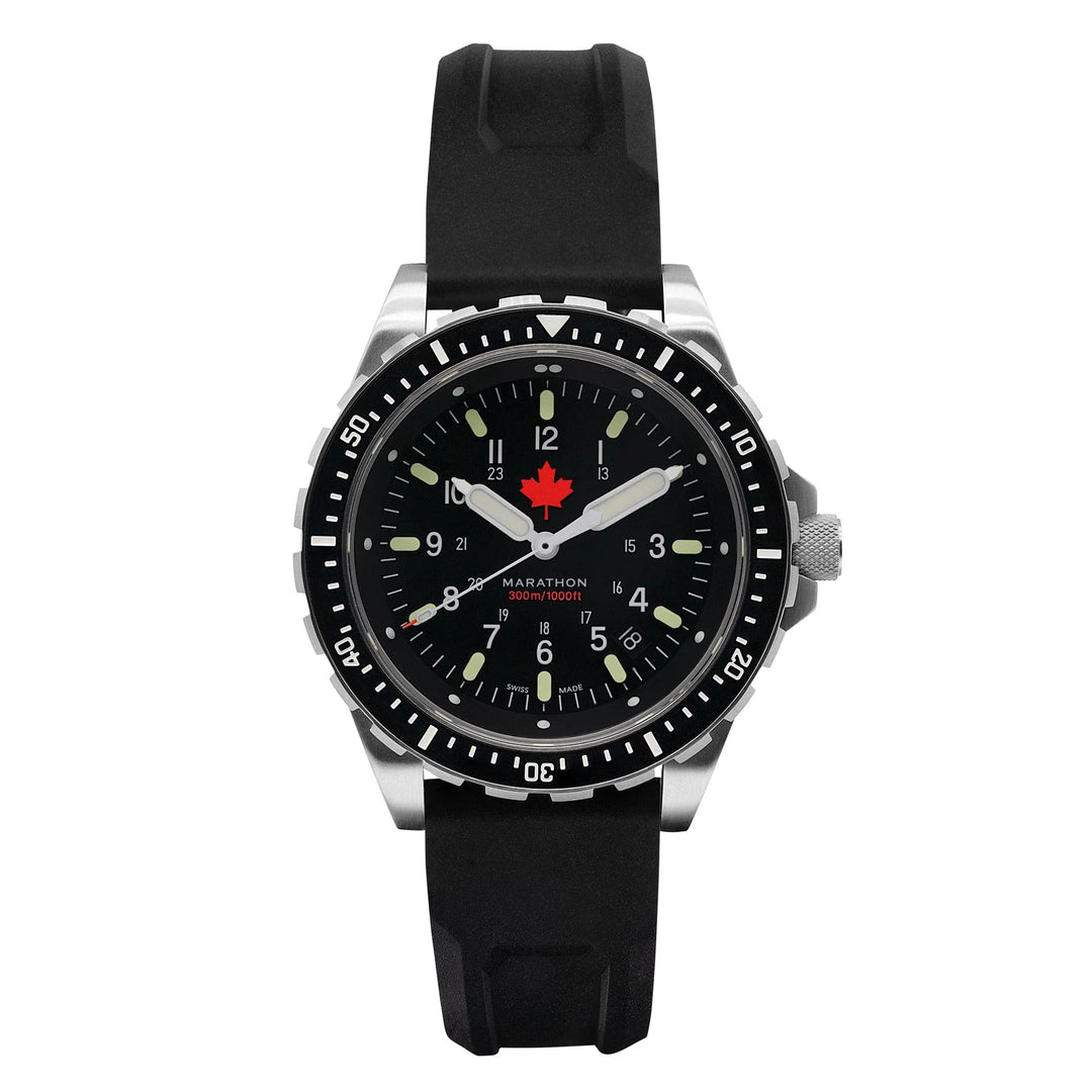 Marathon 46mm Divers Automatic day/date with Self Illuminating Tritium