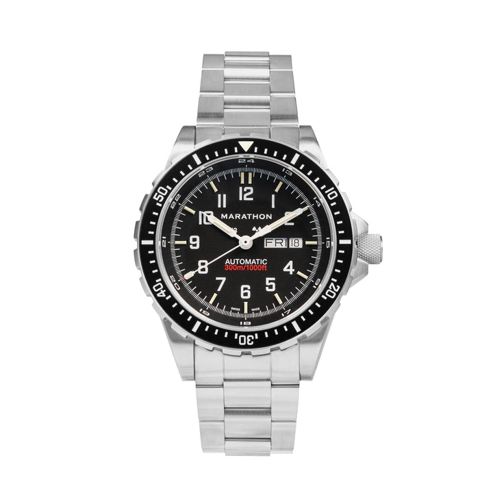 Marathon (JDD) 46mm Divers Auto day/date on Bracelet 
