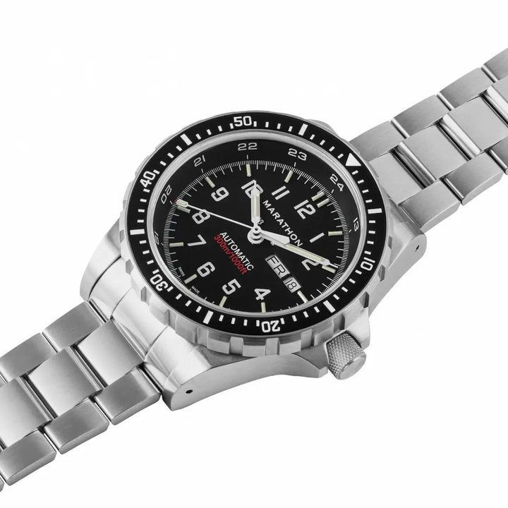 Marathon (JDD) 46mm Divers Auto day/date on Bracelet 