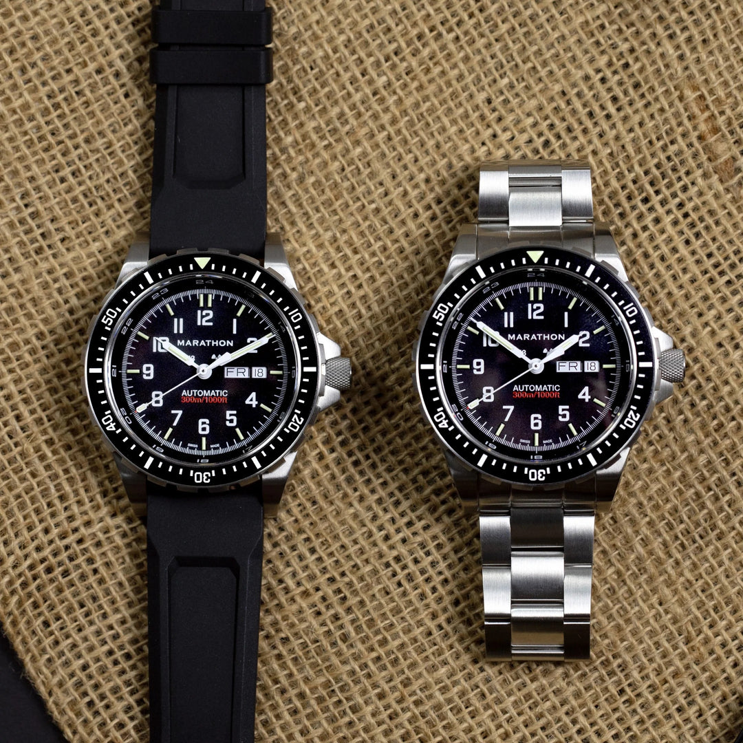 Marathon (JDD) 46mm Divers Auto day/date on Bracelet 