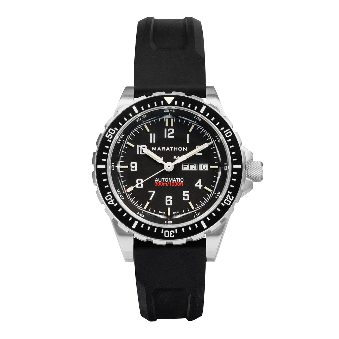 Marathon 46mm Divers Automatic day/date with Self Illuminating Tritium