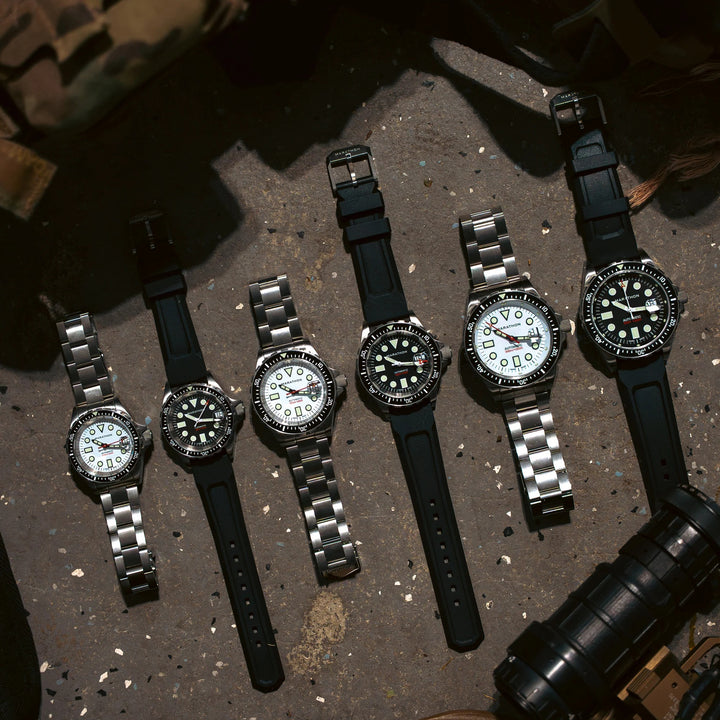 Marathon 36mm Divers Auto (MSAR ) Black Tritium on Rubber 