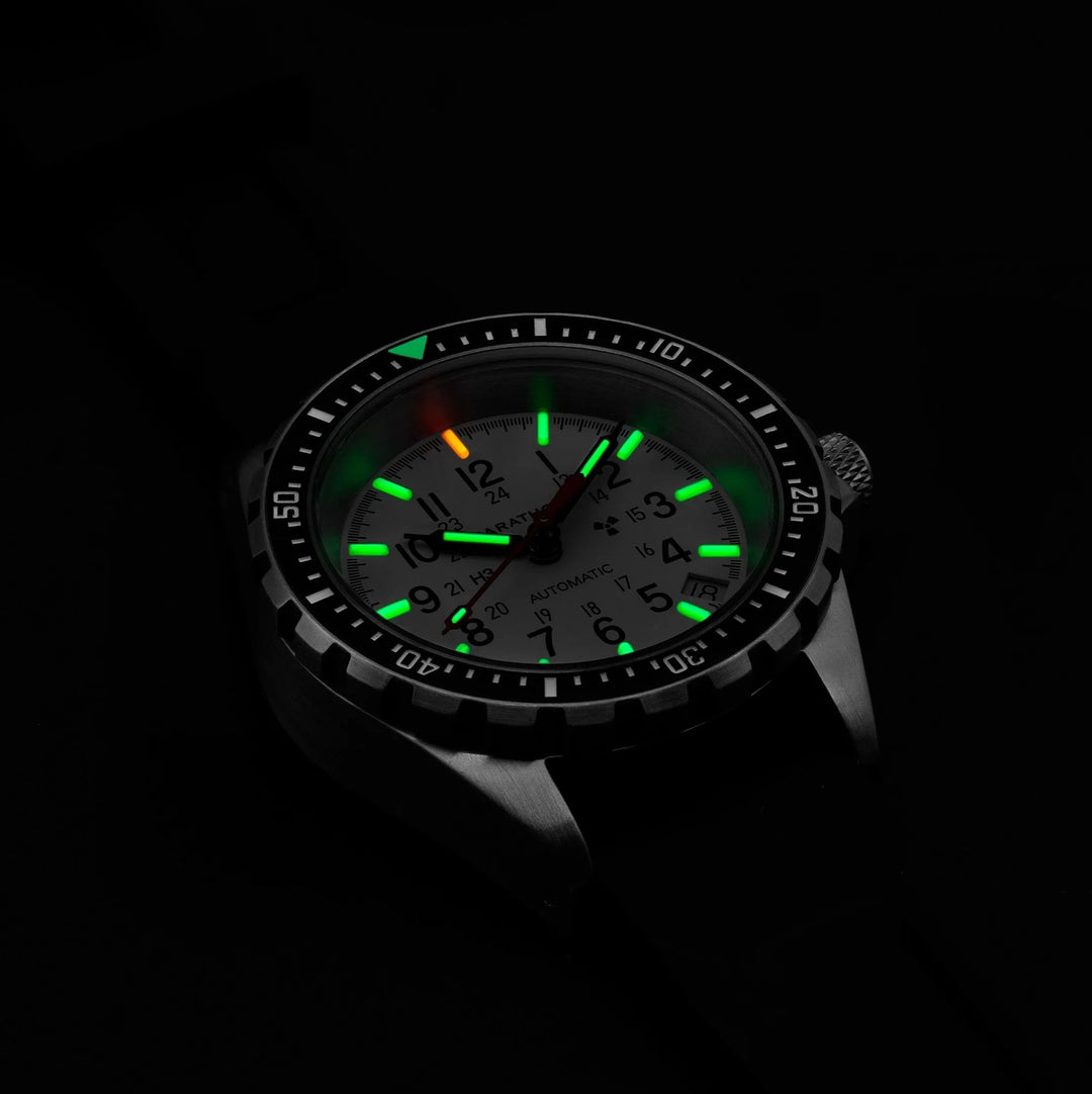 Marathon  (MSAR) 36mm Divers Auto Arctic on Rubber 