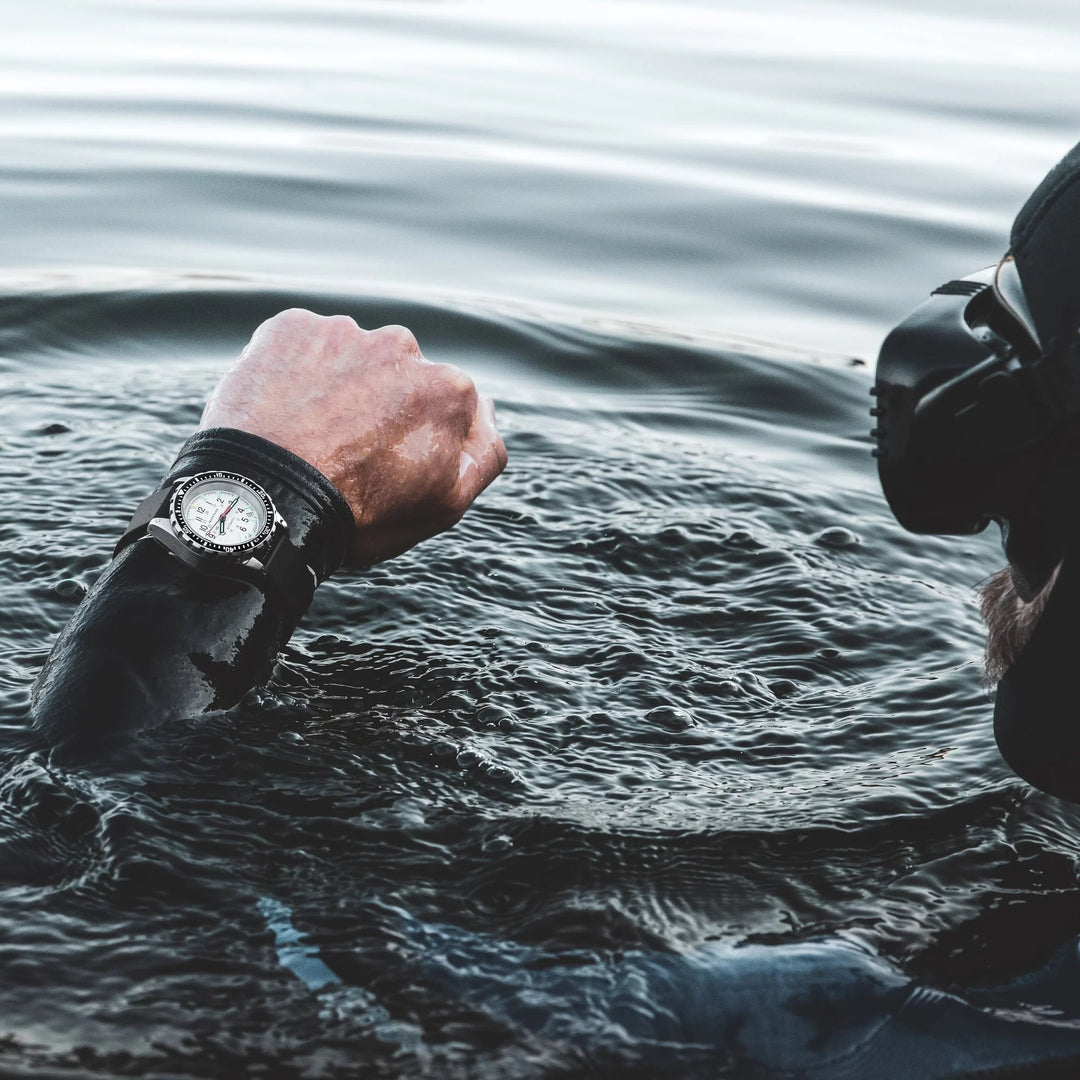 Marathon 36mm Divers Auto (MSAR ) Arctic Tritium on Rubber 