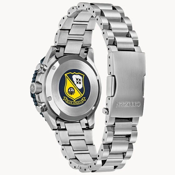 Citizen Promaster Navihawk Blue Angels 40mm Eco-Drive Chronograph Watch. CA4667-53L