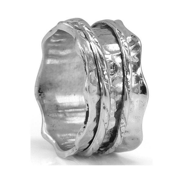 Sea, Meditation Ring, Sterling Silver, Size 7
