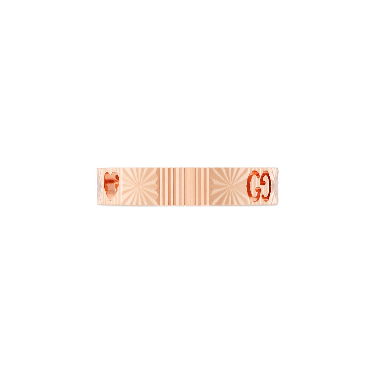 graziella Gucci 18KT Rose Gold 4mm Icon Star Ring