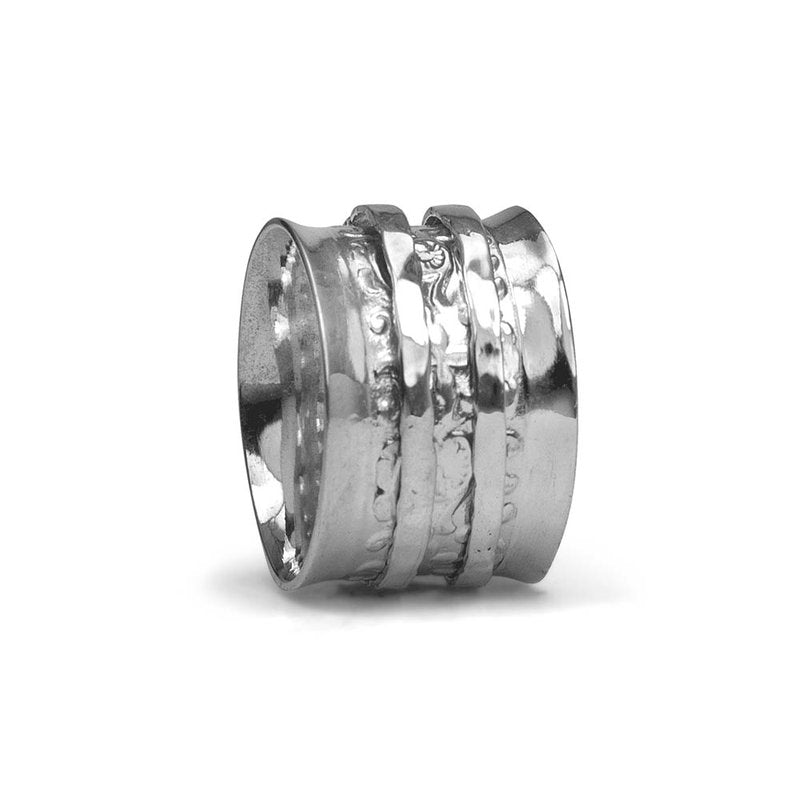 Dream Meditation Ring. Sterling Silver. Size 10
