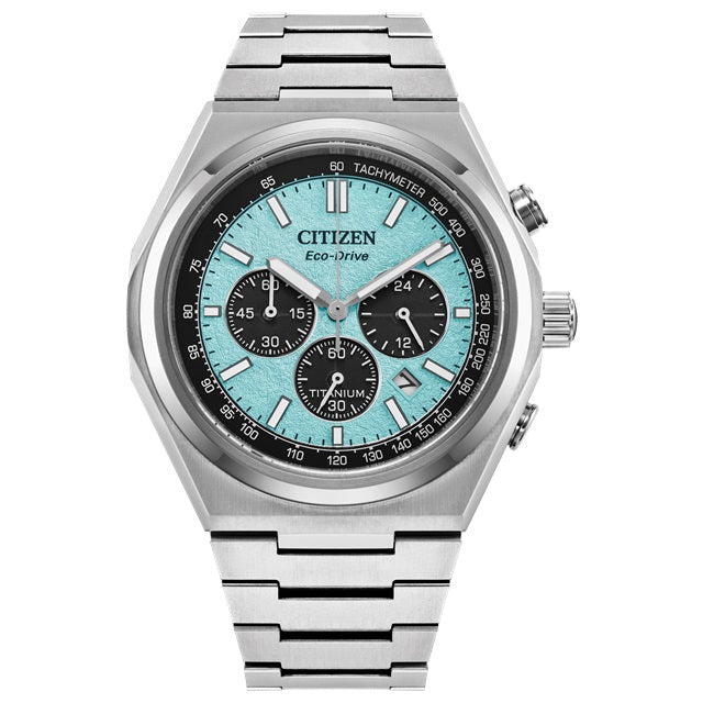 Citizen Zenshin Chrono Super Titanium 42.5mm Eco-Drive Watch. CA4610-85M