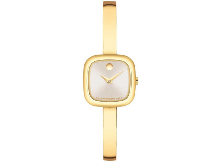 Movado Museum Bangle 21.5mm Swiss Quartz Watch. 0608058