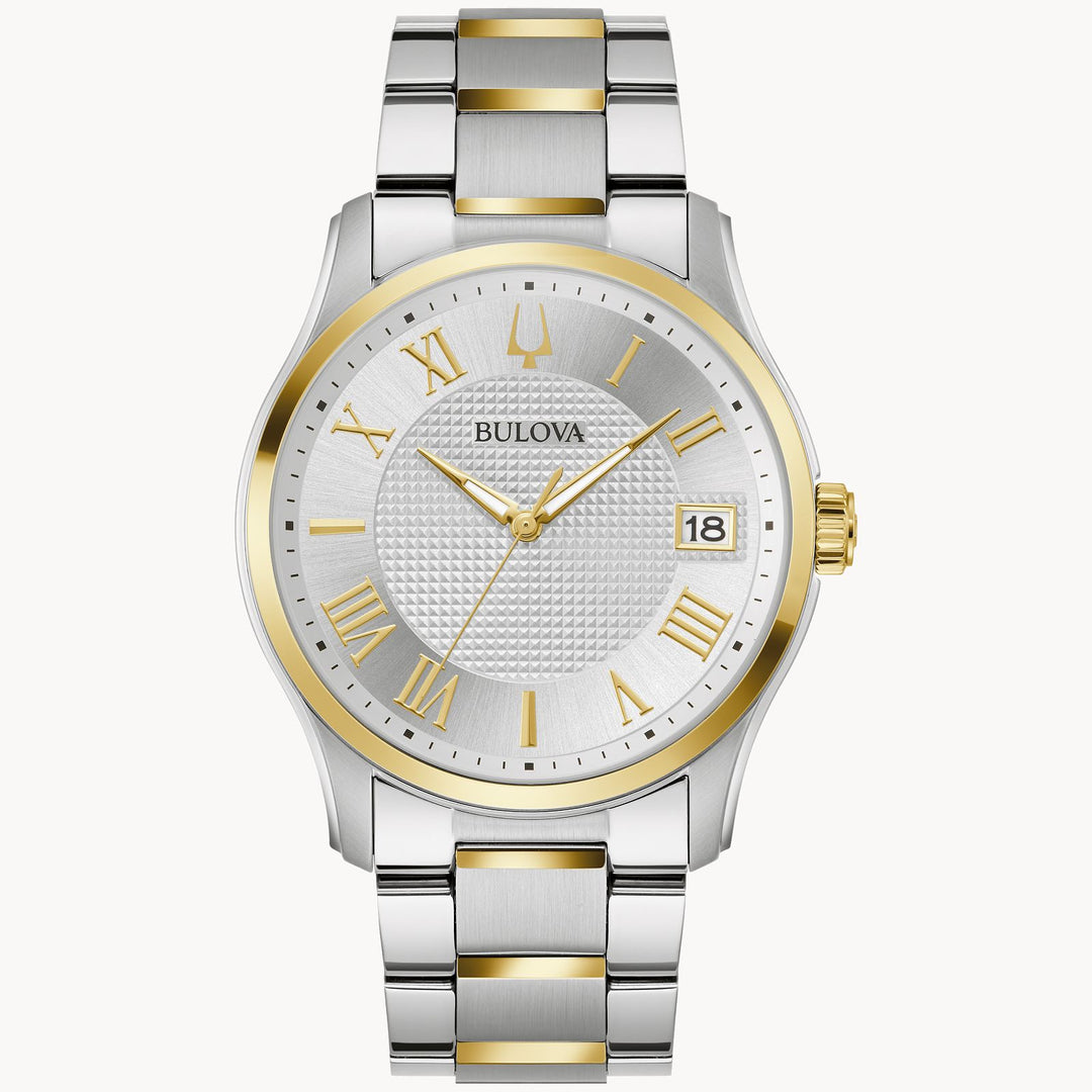 Bulova Wilton Classic 41mm Quartz Watch. 98B391.