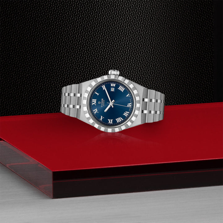 Tudor Royal Watch - M28300-0006 - 28mm steel case, Blue dial