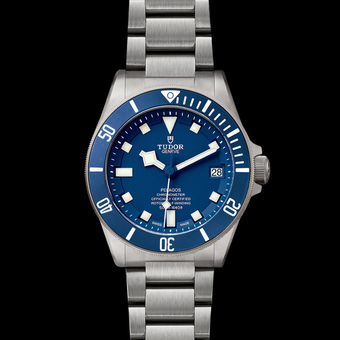 Tudor Pelagos Watch - M25600TB-0001 - Ceramic matt blue disc, Titanium bracelet