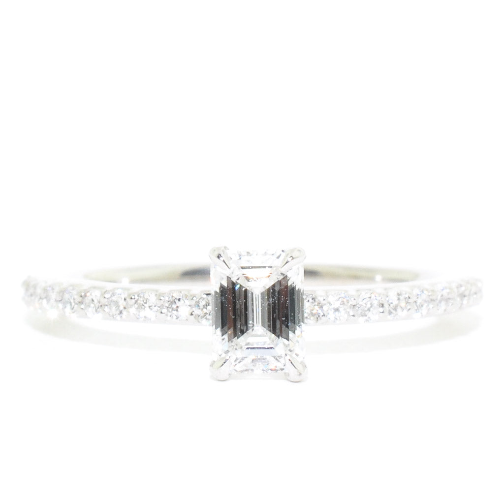 Graziella Originals Diamond Engagement Ring - 0.72CTW  GIA Certified VS2-D Centre Diamond