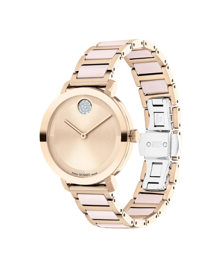 Movado Bold Evolution 34mm Quartz Watch. 3601237