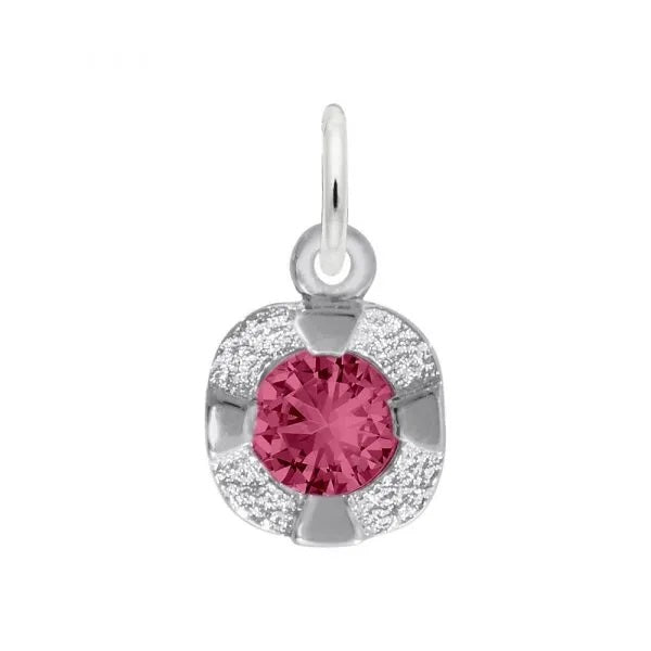 Rembrandt Sterling Silver Petite birthstone Jan.