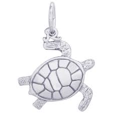 Rembrandt Charms Sterling Silver Turtle Charm.