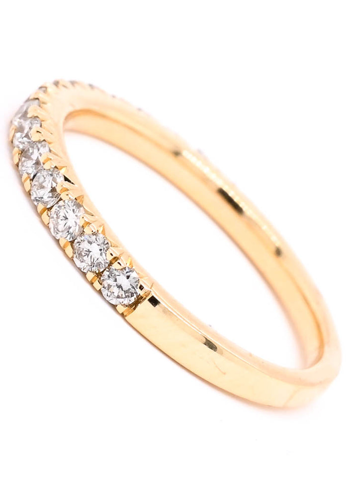 14KT Yellow Gold 0.48CTW Diamond Wedding Band.