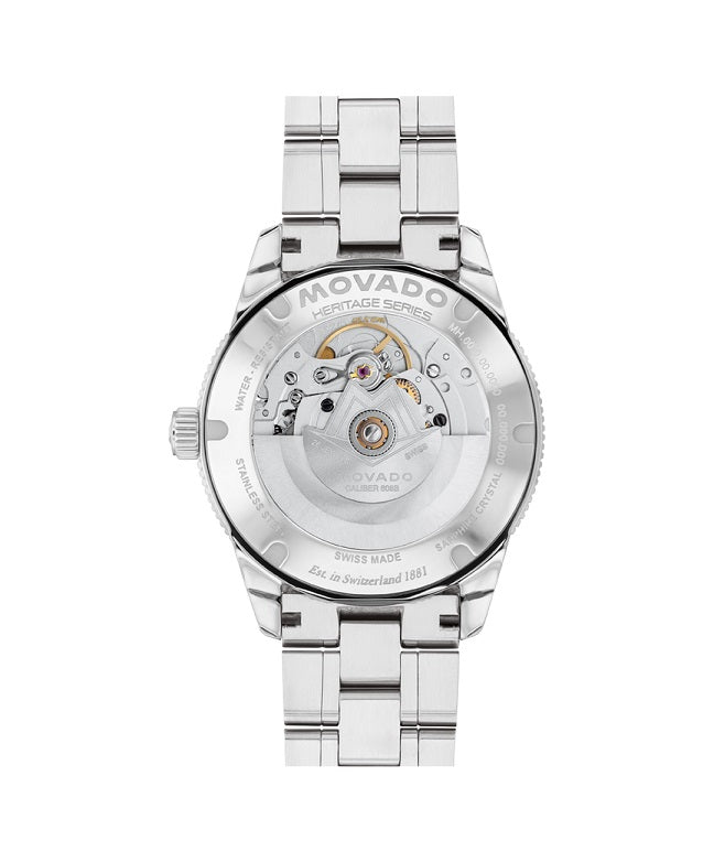 Movado Heritage series Calenoplan S 40mm Automatic Watch. 3650222