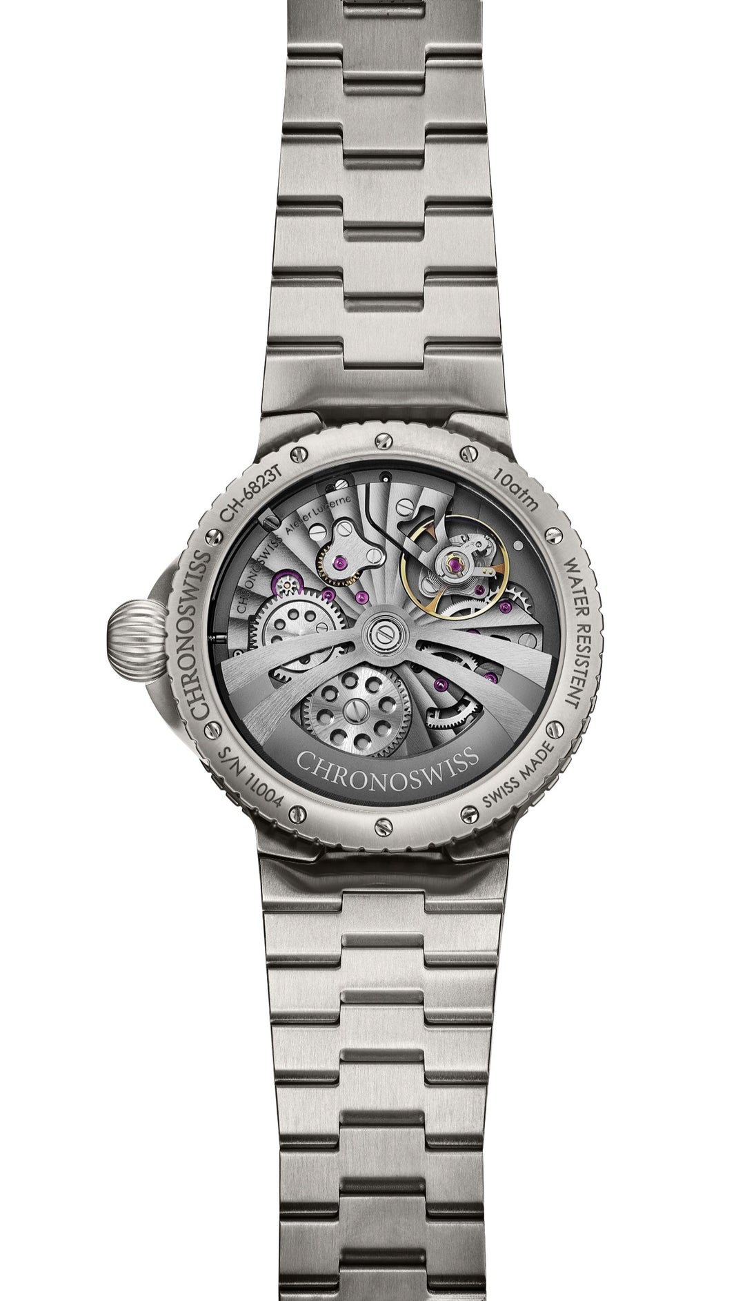 Chronoswiss Pulse One Blue Limited Edition 41mm Automatic Watch. CH-6823T-BLSI