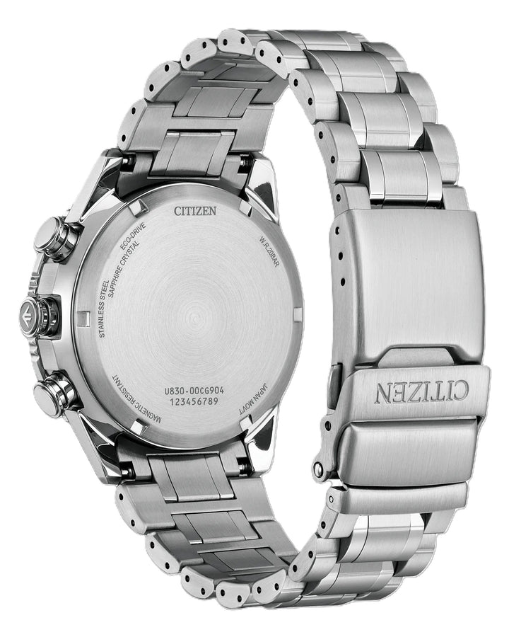 Citizen Promaster Skyhawk U830 43mm Chronogrph Ec-Drive Watch. JV2000-51L