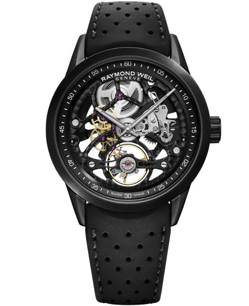 Raymond Weil Freelancer Skeleton 42mm Automatic Watch. 2785-BKR-20000