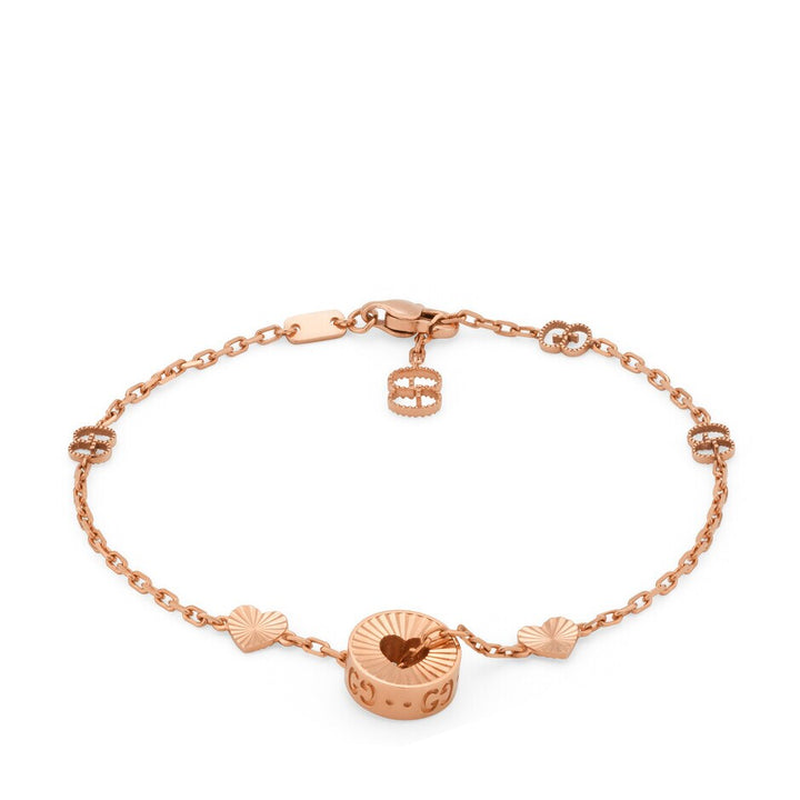 Gucci Icon 18k heart bracelet