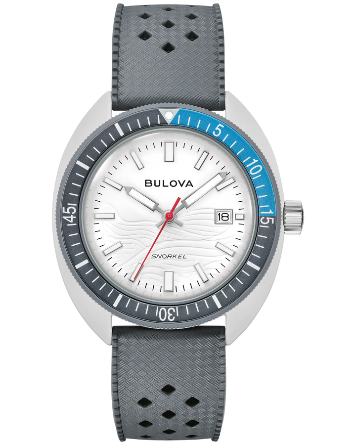 Bulova Snorkel Great White Shark 41mm Quartz Watch. 98B449