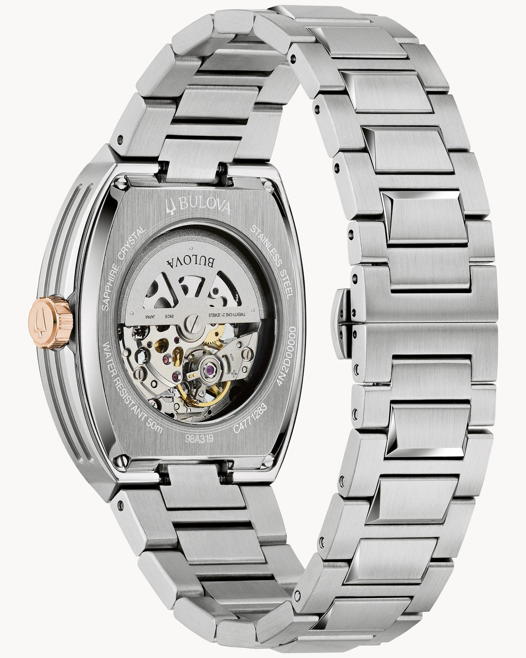 Bulova Maquina 40mm Automatic Watch. 98A319