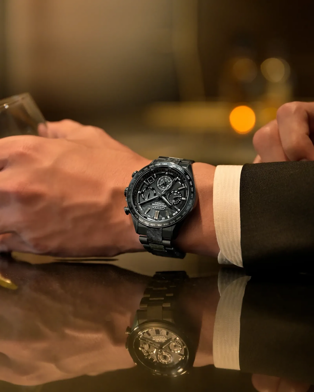 Citizen ATTESA HAKUTO-R 44.6mm Eco-Drive Watch. CC4067-66E