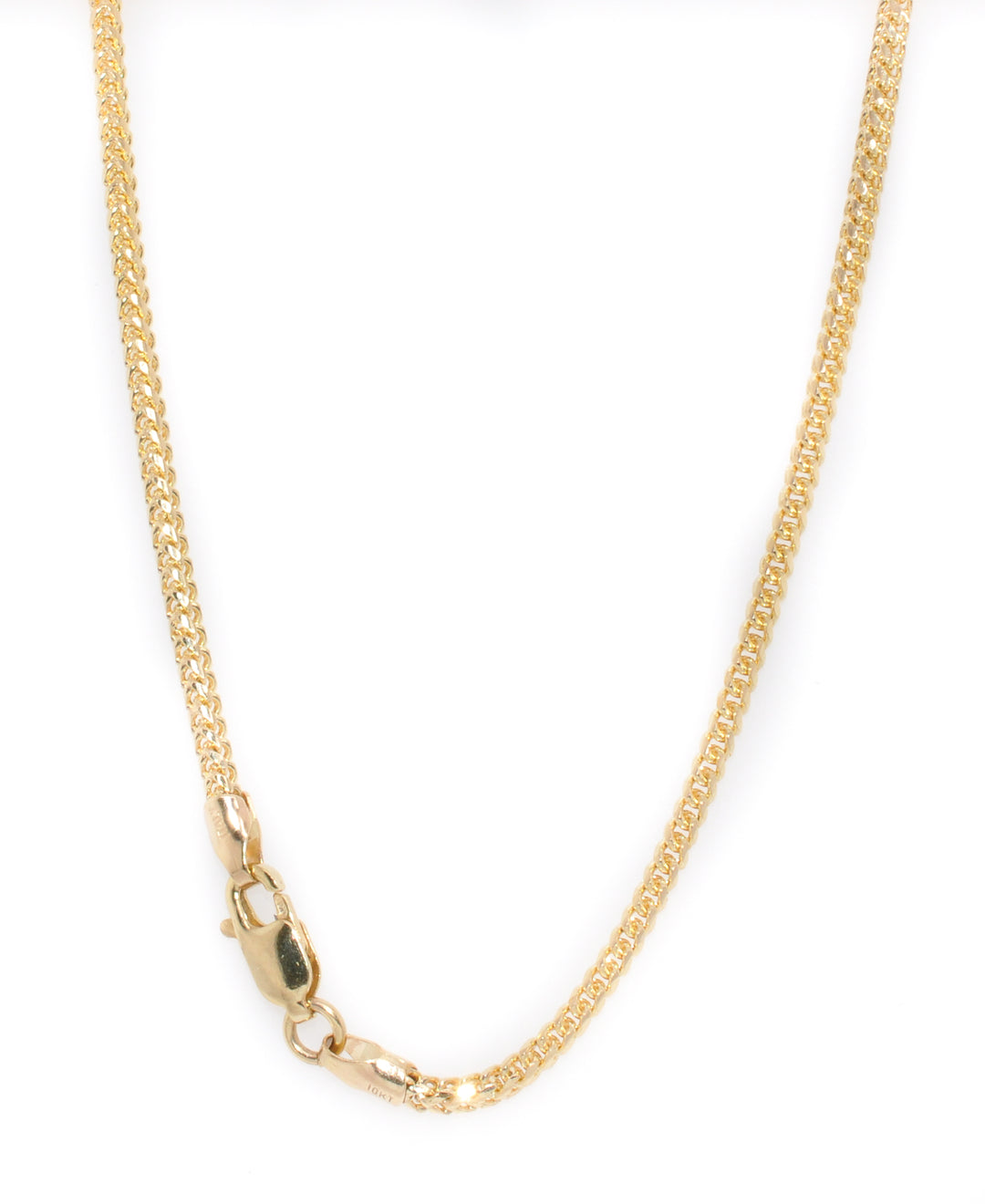 10KT Yellow Gold 22" 1.8mm Franco Chain.