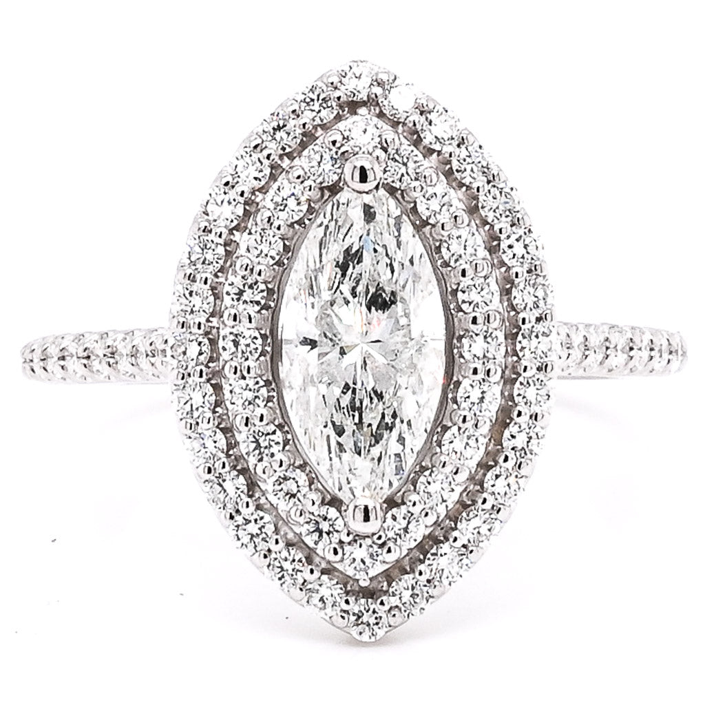 graziella Graziella Originals Diamond Engagement Ring - 1.66CTW EGL Certified SI2-G Centre Diamond