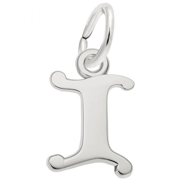 Rembrandt Sterling Silver Initial I Charm.