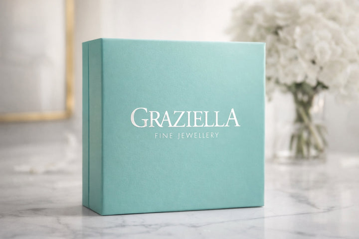 Graziella Sterling Silver 18" CZ Morse Code ILU Necklace.