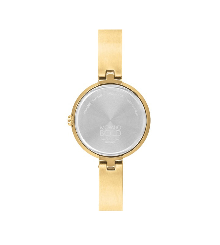 Movado Bold Bangle  28mm Swiss Quartz Watch. 3600938.