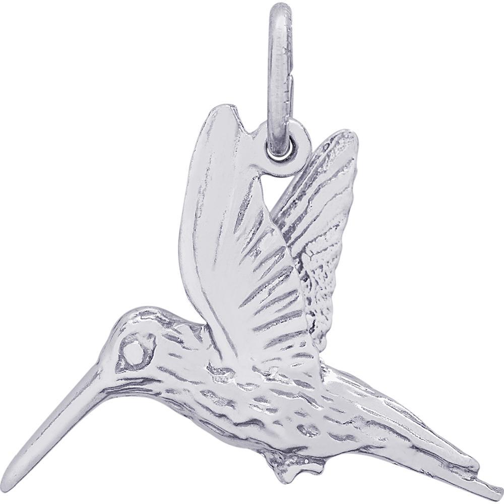 Rembrandt Sterling Silver Hummingbird Charm.