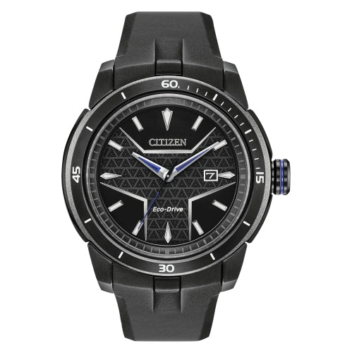 Citizen Marvel Black Panther 47mm Eco-Drive Watch. AW1615-05W