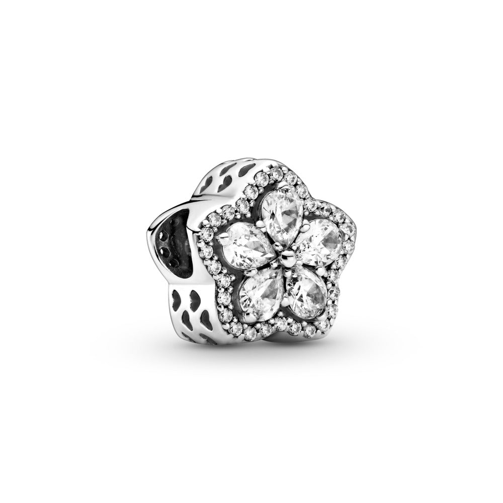 Sparkling Snowflake Pave Charm