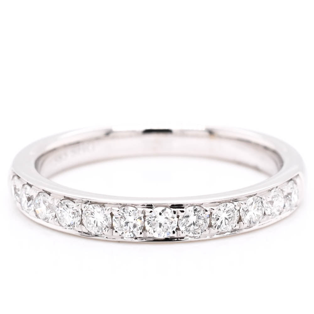 14KT White Gold 0.41CTW Diamond Wedding Band.