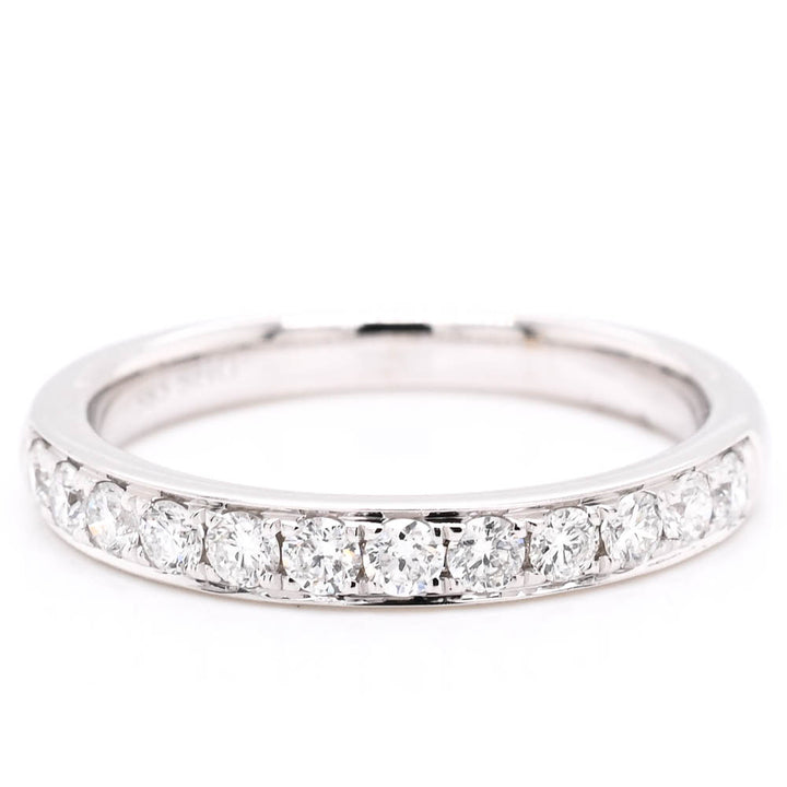 14KT White Gold 0.41CTW Diamond Wedding Band.