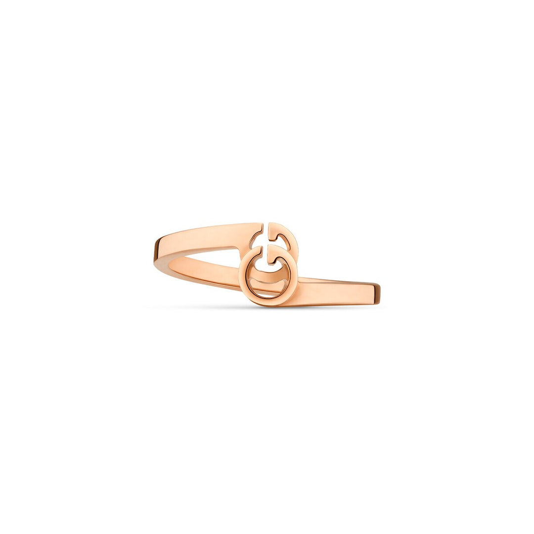 Gucci 18KT Rose Gold GG Running Ring.