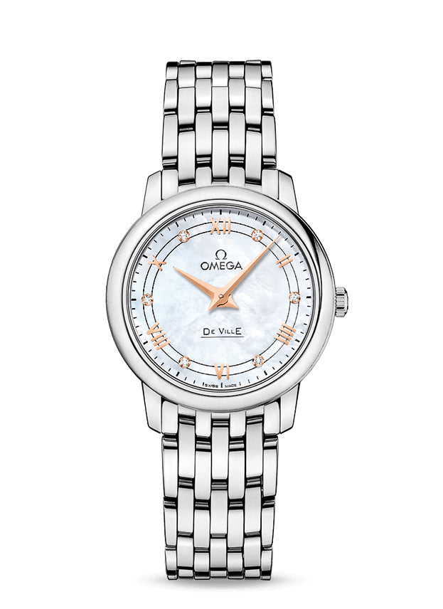 Omega De Ville Presitge 27MM Quartz Watch. 424.10.27.60.55.001.