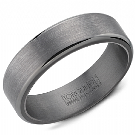 Torque  Tantalum  Wedding Band.